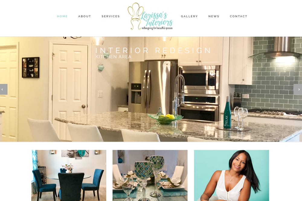 Larissas Interiors Web Design Jacksonville Fl Kelly