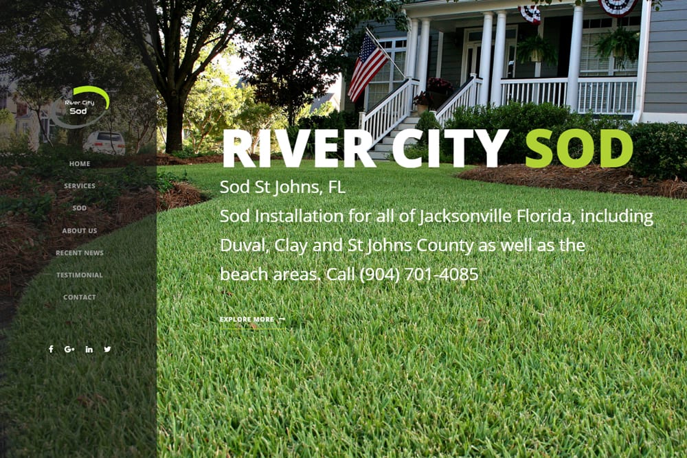River City Sod Web Design Jacksonville Fl Kelly Advantage