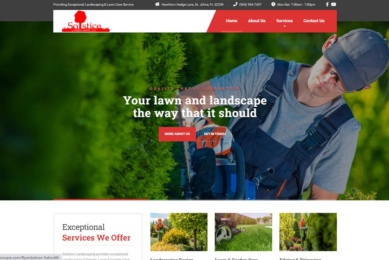 landscaping website design seo jacksonville fl