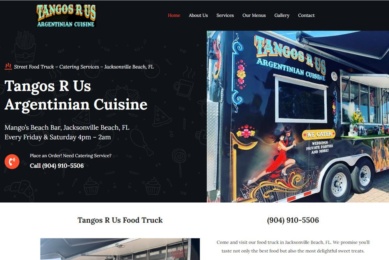 food truck website design seo jacksonville fl